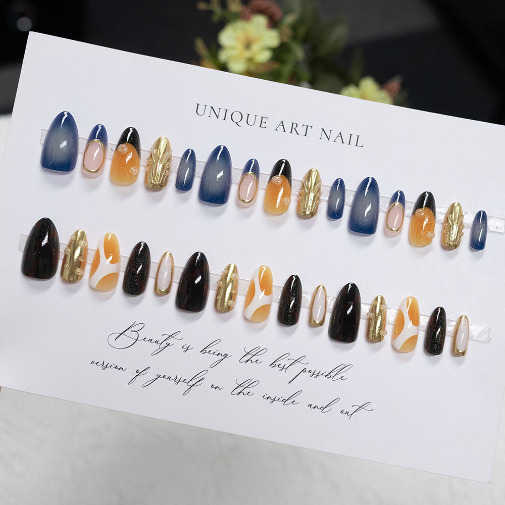 Kreatives Künstlerisches Press-On Nagelset