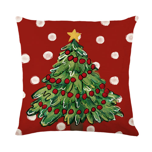 Festliche Weihnachtsbaum Dekorative Kissenbezug