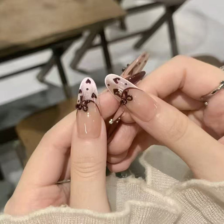 Künstlerische Französische Spitze Nail Art