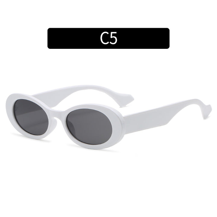 Trendy Übergroße Ovalrahmen Sonnenbrille