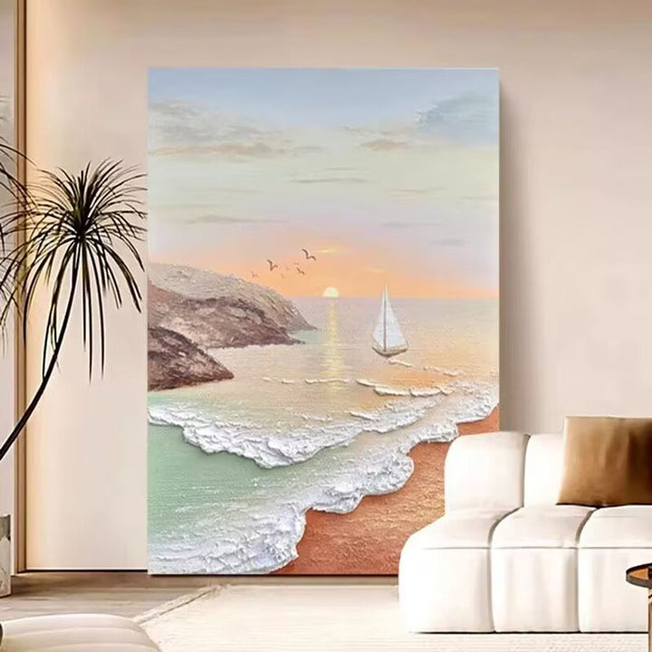 Küstenruhe Seascape Leinwandkunst