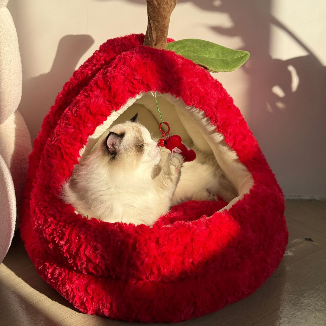 Avocado-Themen Kuschelhöhle Hundebett