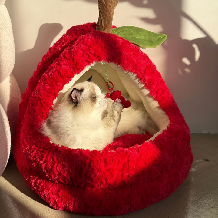 Avocado-Themen Kuschelhöhle Hundebett