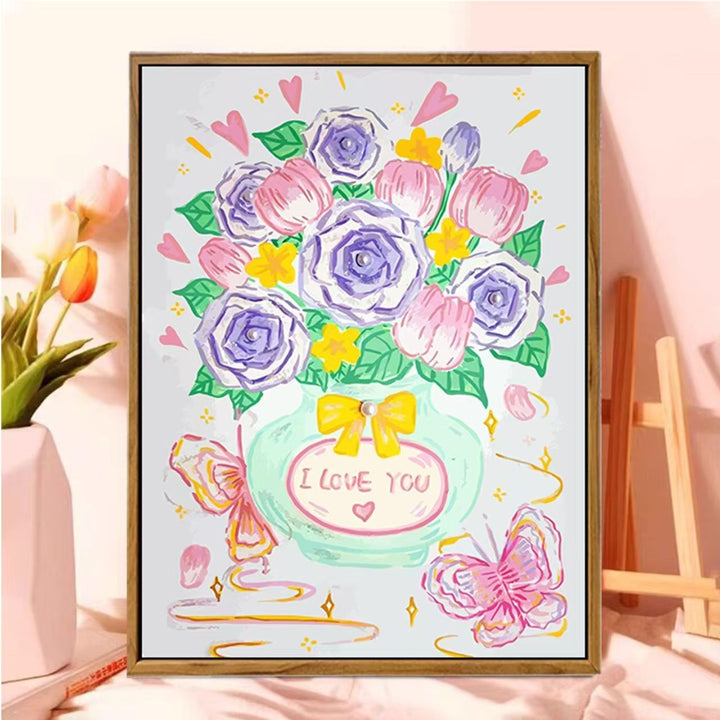 Dekorative Florale Schmetterlings Wandkunst Karnz
