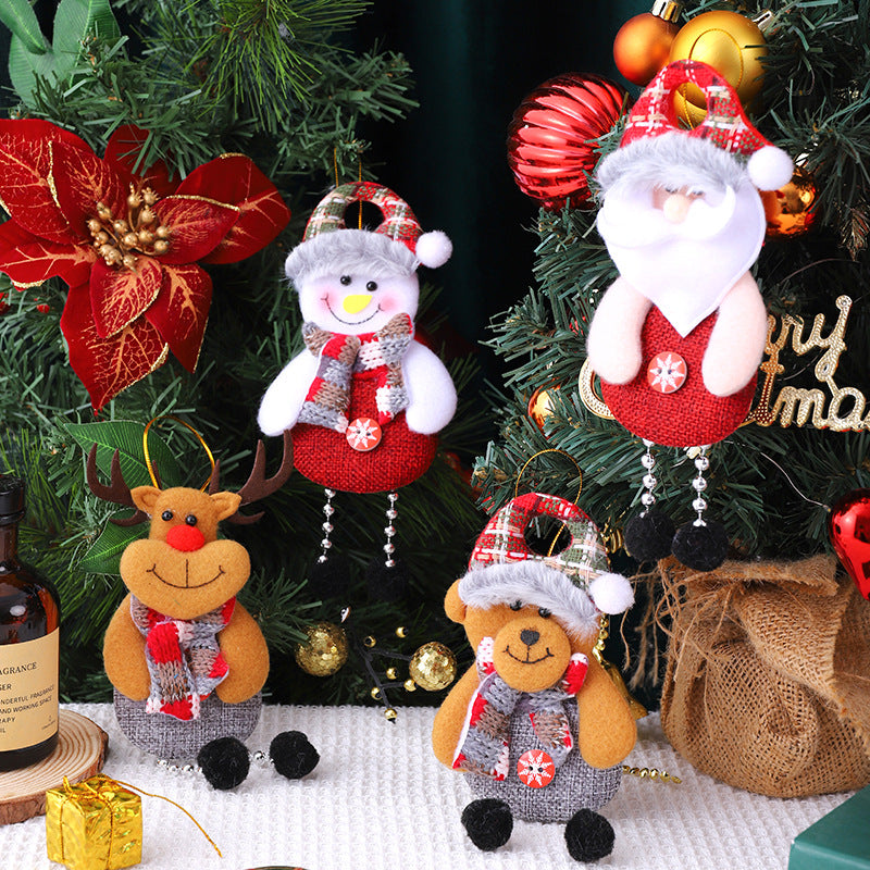 Dekorativer Weihnachtsrentier aus Filz Karnz