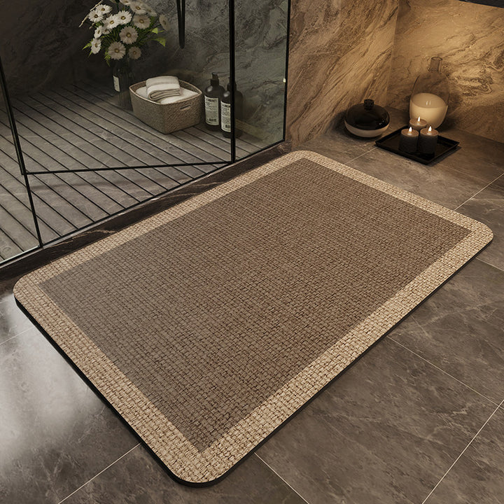 Stylische rutschfeste Badematte