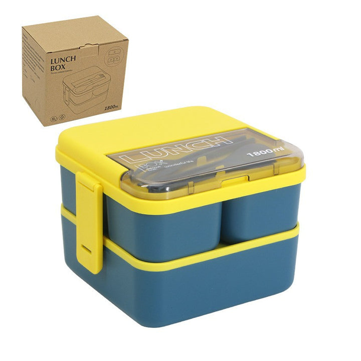 Tragbare Lunchbox mit Besteck