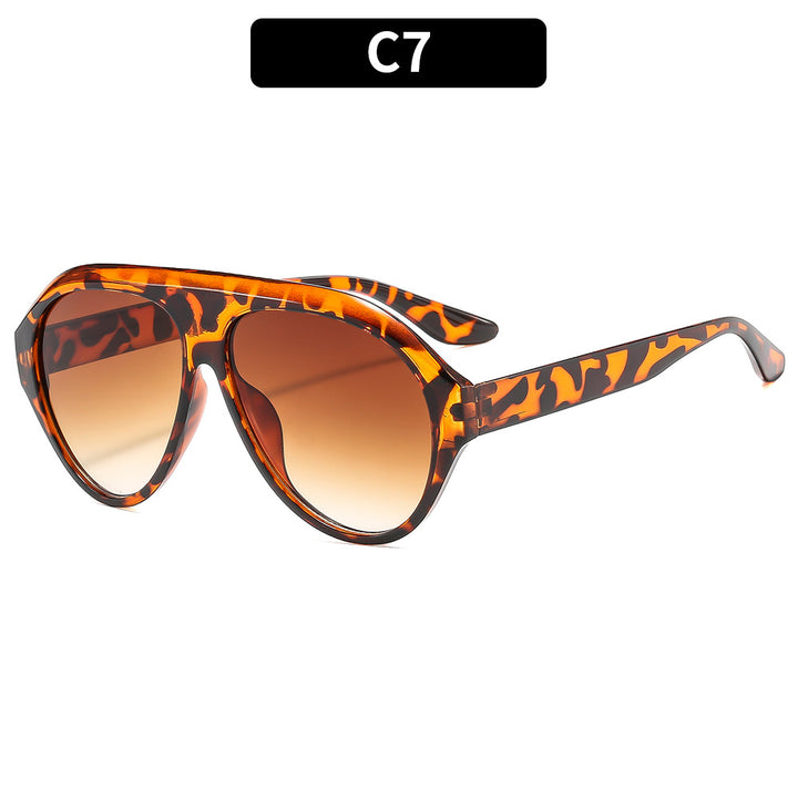 Künstlerische Oversized Sonnenbrille