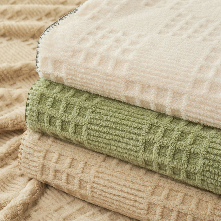Texturierte Kuscheldecke Karnz