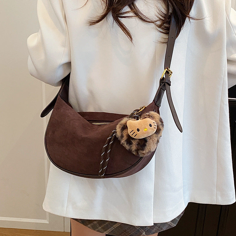 Wildleder Hobo Tasche Karnz