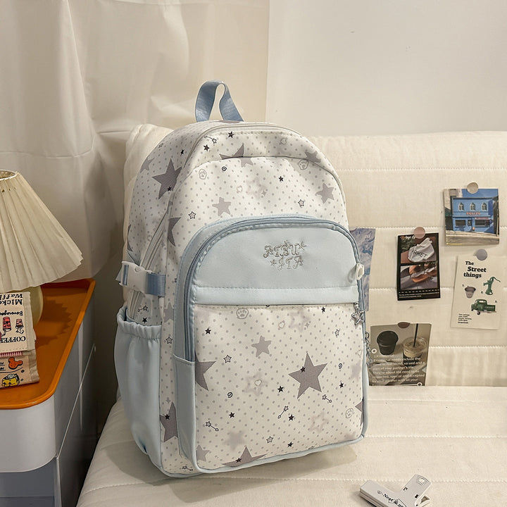 Stylische Tages-Rucksack mit Sternenmuster