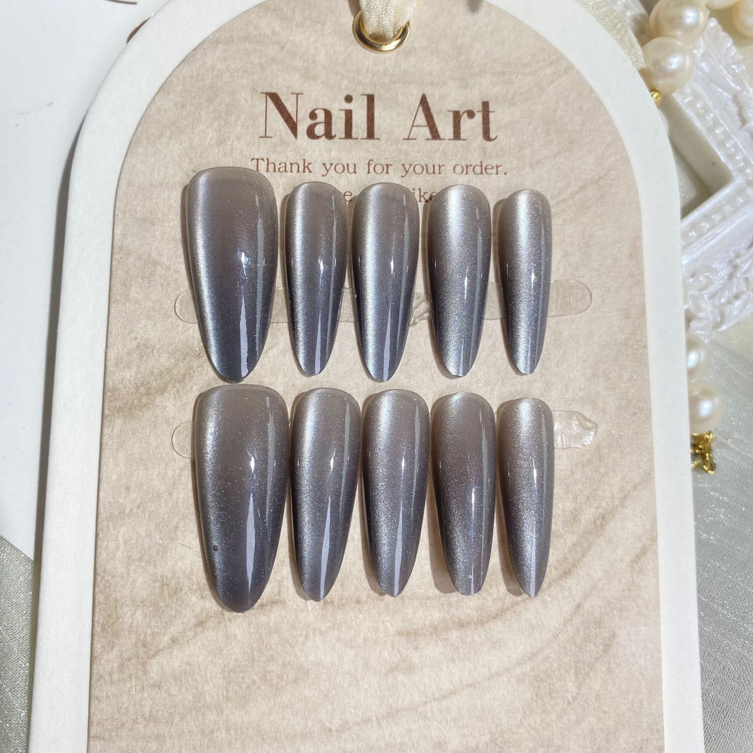 Premium Glossy Stiletto Form Press-On Nägel