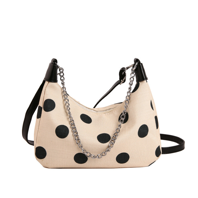 WoPolka Dot gemustertes Crossbody-Handtasche Karnz