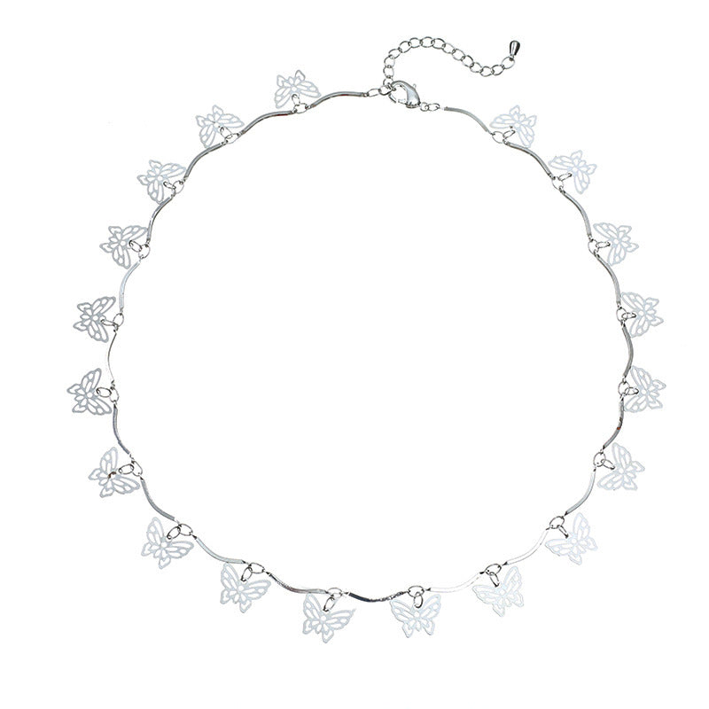 Schmetterlingsdesign Choker-Halskette Karnz