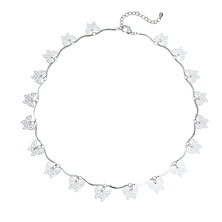 Schmetterlingsdesign Choker-Halskette Karnz