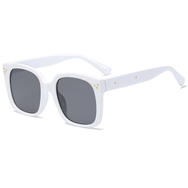 Damen quadratische Sonnenbrille mit innovativem Rahmen und UV-Schutz Karnz