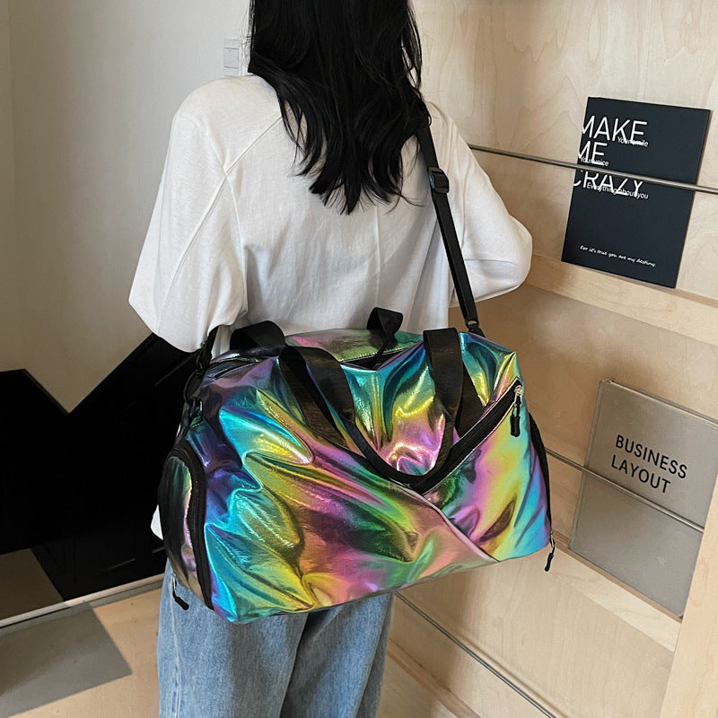 Holographische Fitness-Duffel-Tasche Karnz