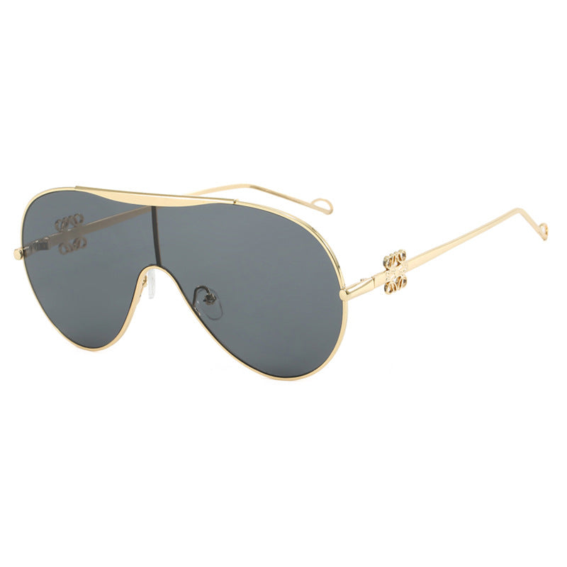 Damen UV-Schutz Sonnenbrille im modischen Pilotenstil Karnz