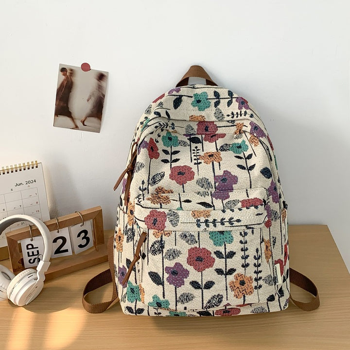 Blumenmuster Rucksack Karnz