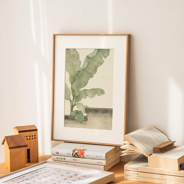 Rahmenbotanische Wandkunst für Wohnkultur