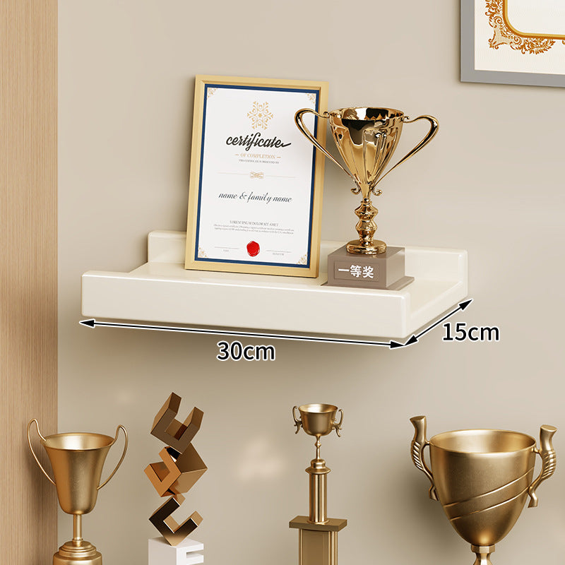 Wandmontierte Schwimmende Display-Regal Lackiertes Hochglanz-MDF