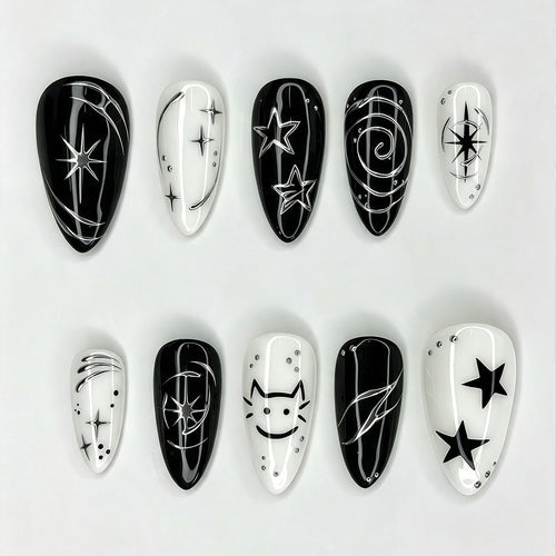 Exklusives Nageldesign-Set mit kunstvollen Motiven Karnz