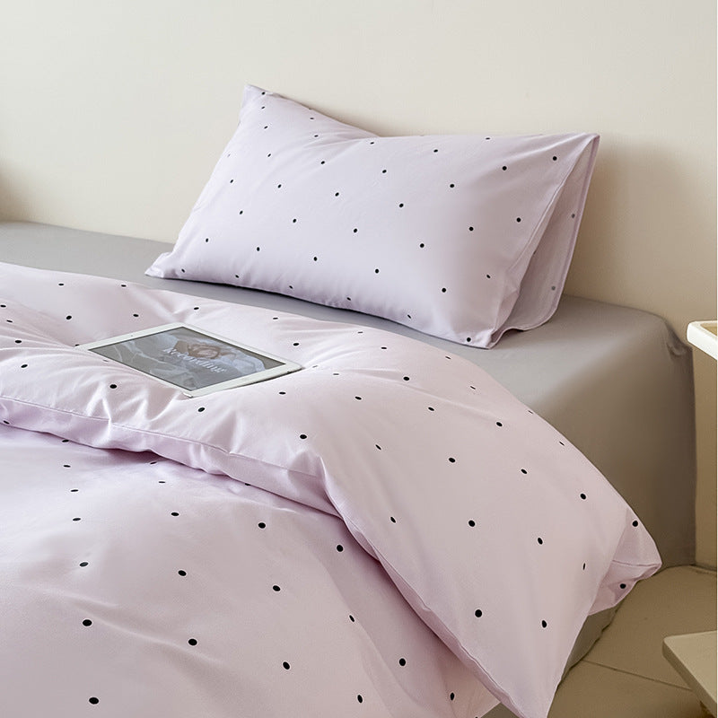 Polka Punkt Druck Bettbezug Set