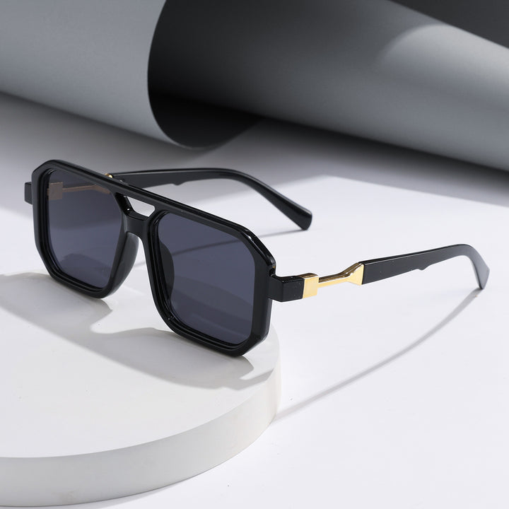 Fette Übergroße Quadratische Sonnenbrille Karnz