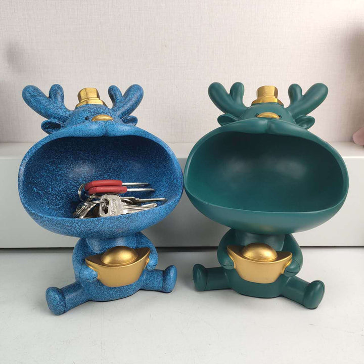 Verspielte Frosch Dekoration Karnz