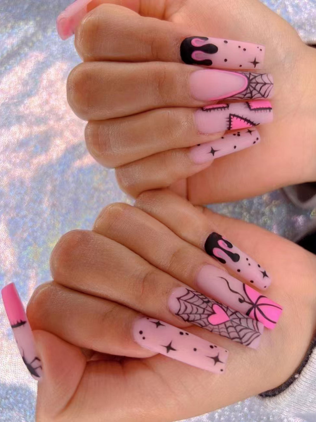 Künstlerisches Halloween-Nagelkunst-Design-Set  1790958074