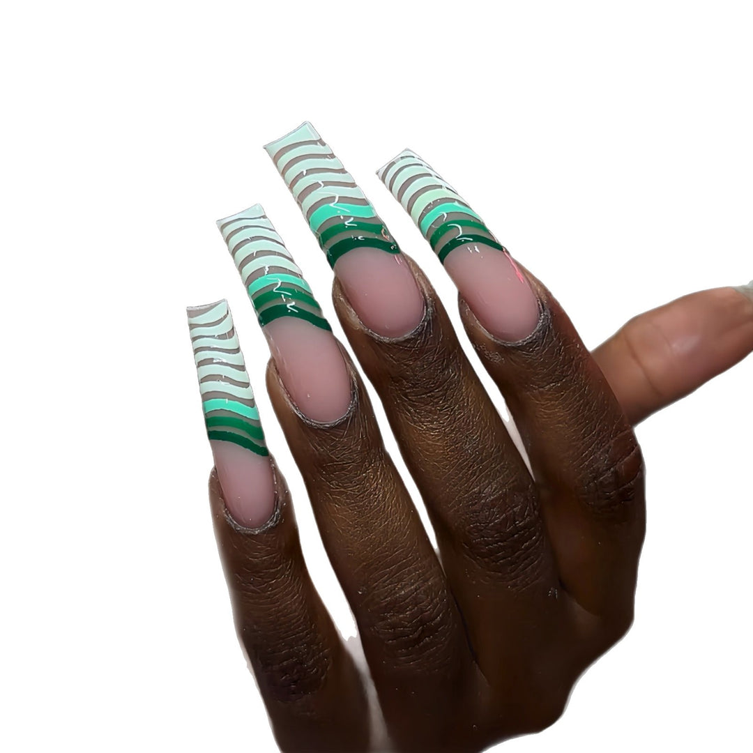 Künstlerisches Langes Acryl-Nagel-Set Karnz