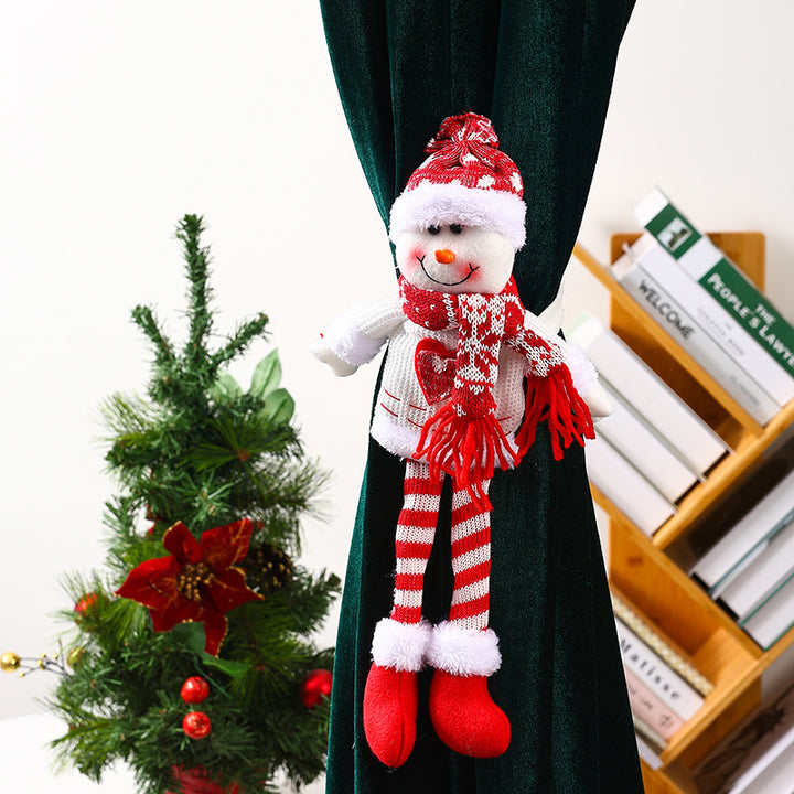 Dekorative Weihnachtsmann Vorhanghalter Karnz