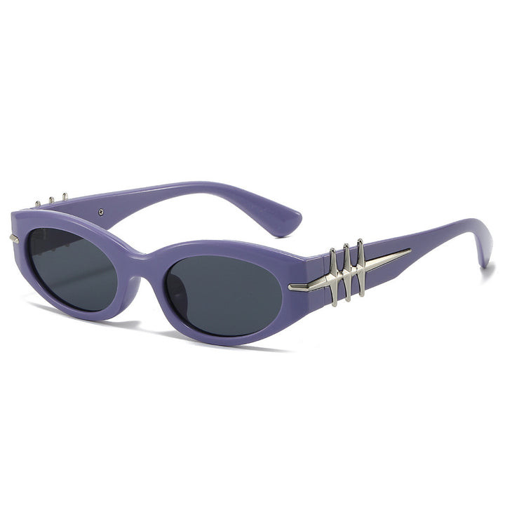 Stilvolle elegante ovale Rahmen-Sonnenbrillen Karnz