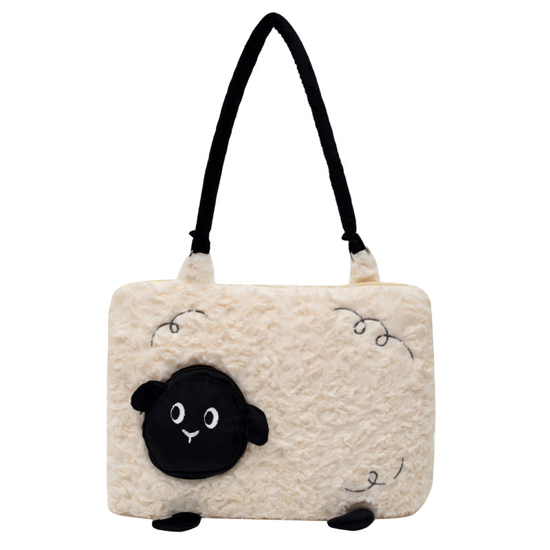 Süße Plüschhandtasche Karnz
