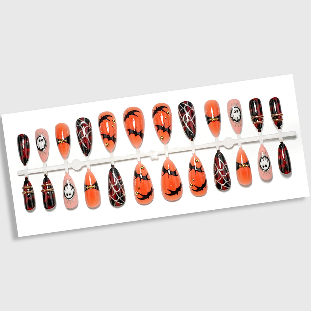 Halloween-Themen Press-On-Nagelkollektion
