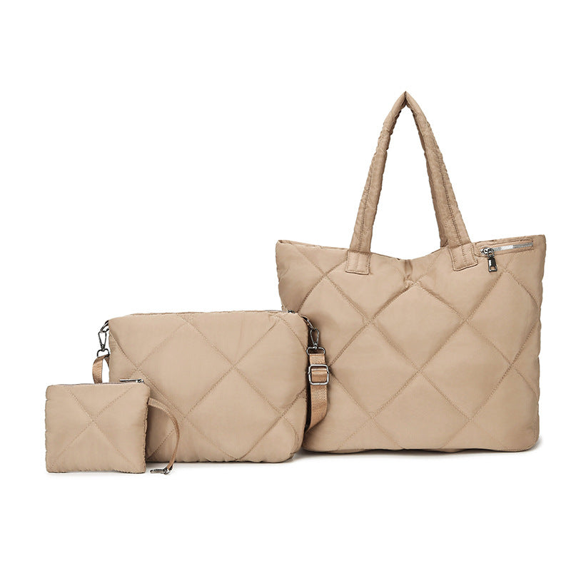 Gepolsterte Camouflage-Muster-Tasche Set