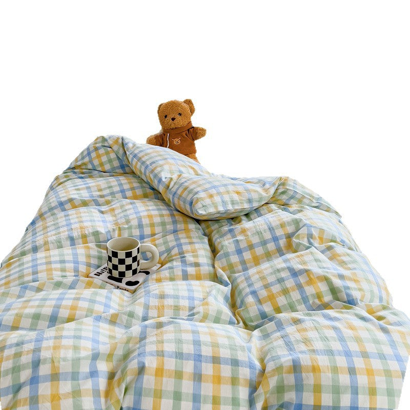 Leichtes Baumwolle Etagenbett Bettwäsche Set mit Bettbezug, Kissenbezug und Spannbettlaken
