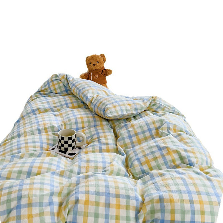 Leichtes Baumwolle Etagenbett Bettwäsche Set mit Bettbezug, Kissenbezug und Spannbettlaken