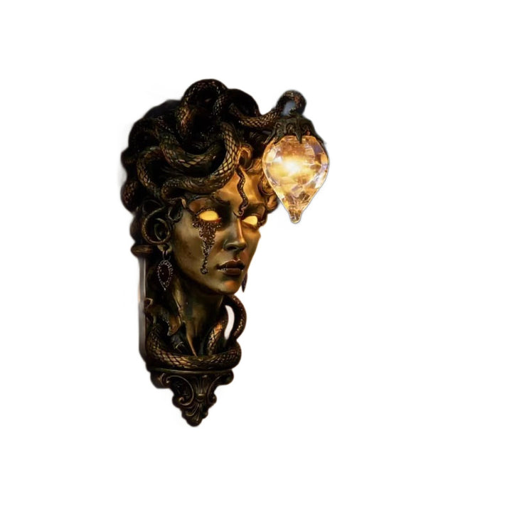 Wandlampe im Medusa-Design Karnz