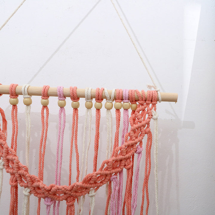 Macrame Wanddekoration Karnz