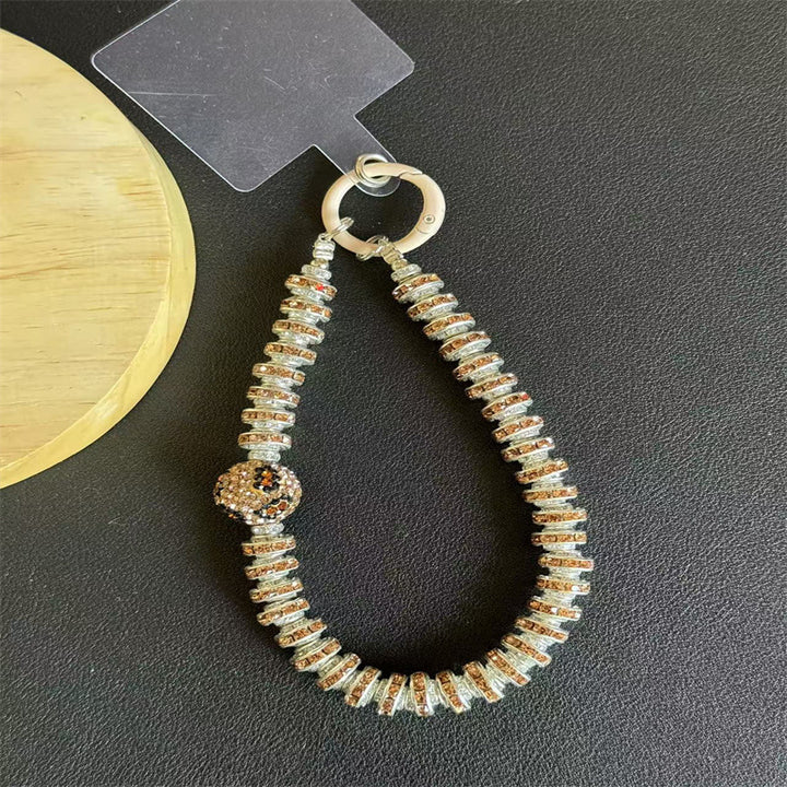 Stylischer Perlen-Schlüsselanhänger Halter Karnz