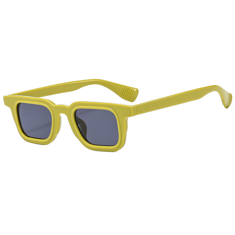 Damen Designer-Sonnenbrille mit robustem transparentem Rahmen und hochwertigem UV-Schutz Karnz