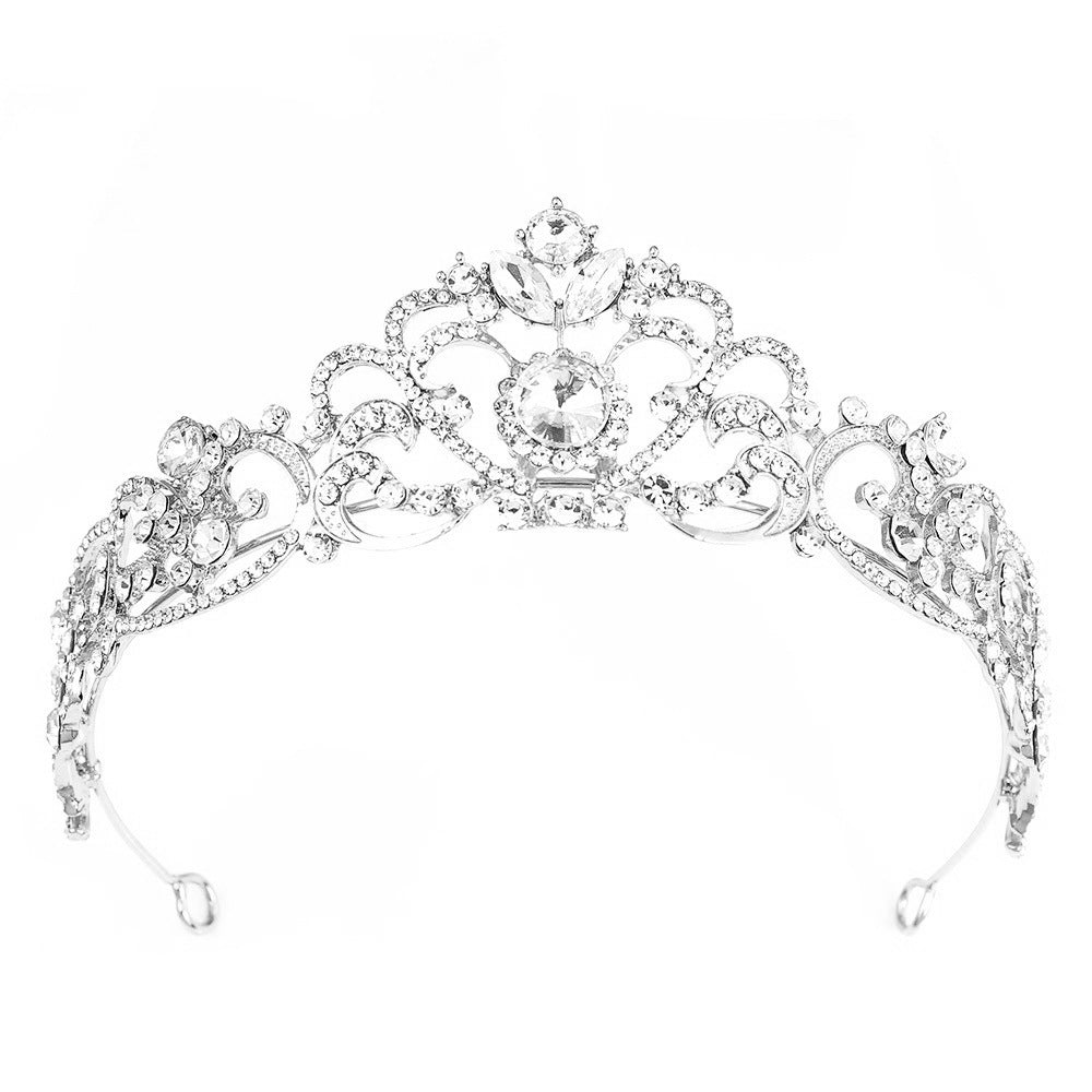 Damen Kristallverzierte Tiara Karnz
