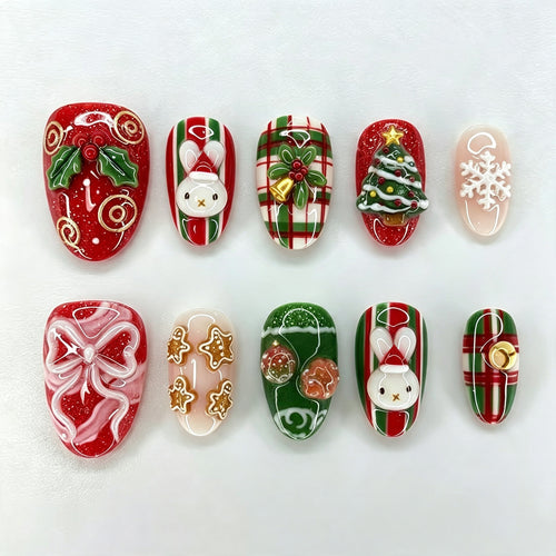 Urlaubs-Themen Press-On Nagelset Karnz