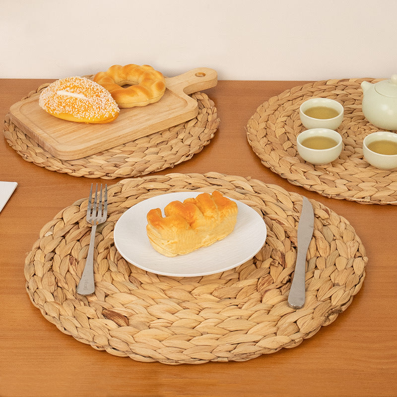 Runde Geflochtene Platzsets Karnz