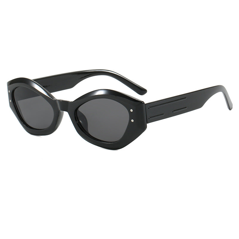 Damen Cat-Eye Sonnenbrille mit modernem Design und breitem Rahmen Karnz