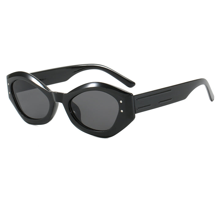 Damen Cat-Eye Sonnenbrille mit modernem Design und breitem Rahmen Karnz