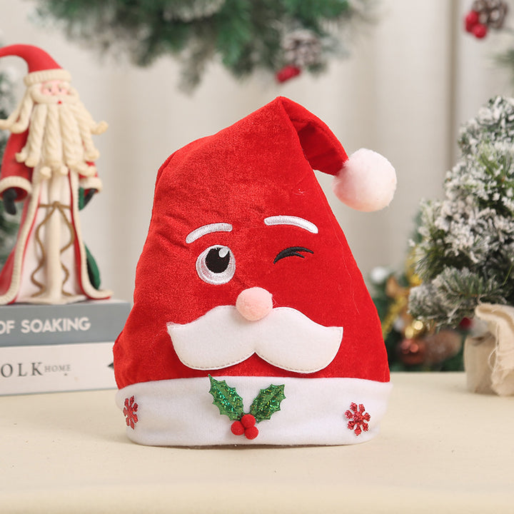 Festlicher Weihnachtsmann-Hut mit Rentierohren Karnz