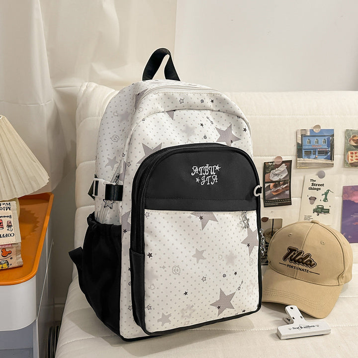 Stylische Tages-Rucksack mit Sternenmuster