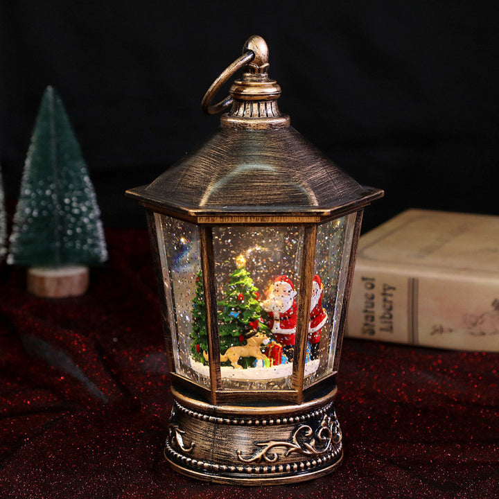 Dekorative Laterne mit Weihnachtsmotiven Karnz